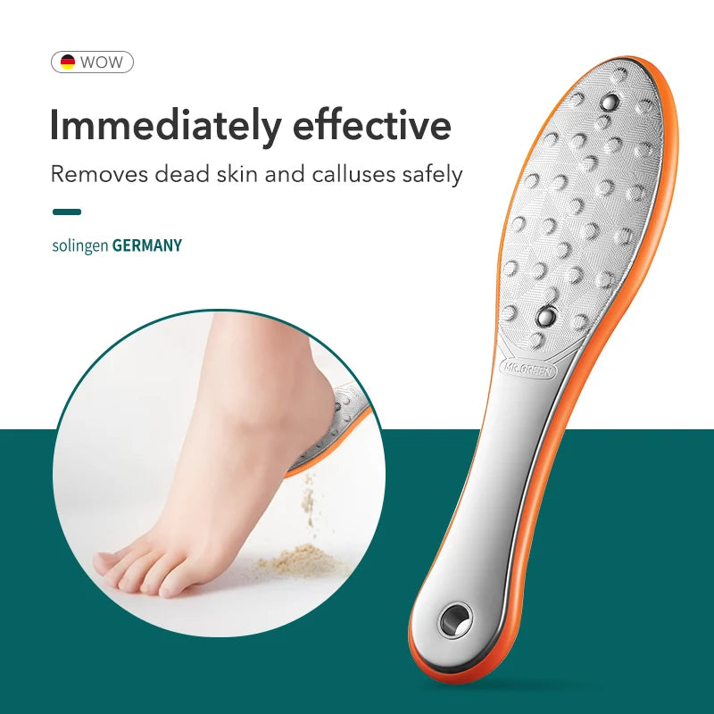 Versatile Stainless Steel Foot Care Tool