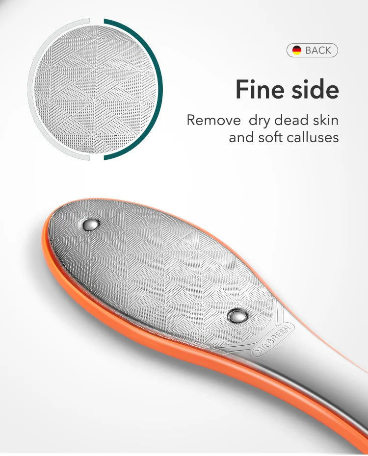 Versatile Stainless Steel Foot Care Tool