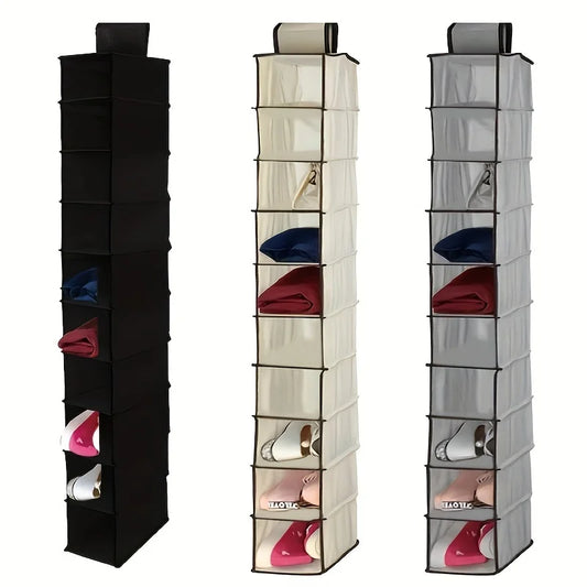 1pc Hanging Multi-grid Shoe Storage Bag