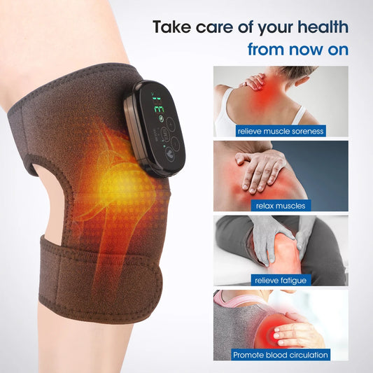 EMS Fully Adjustable Elbow Knee Shoulder Heated Massager