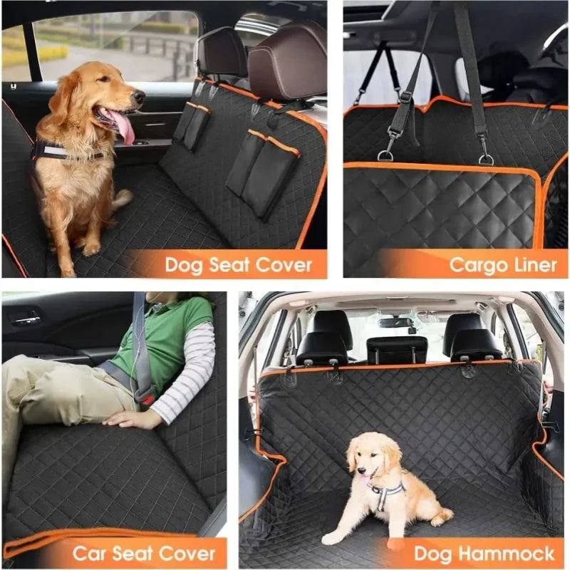 Waterproof Dog Car Seat Cover for Back Seat