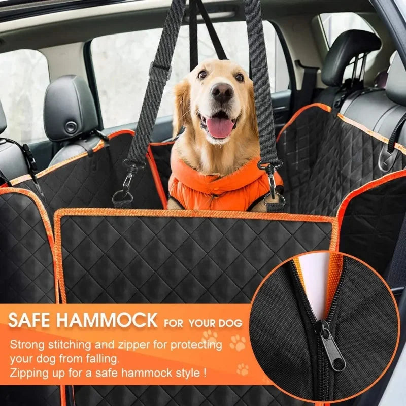 Waterproof Dog Car Seat Cover for Back Seat