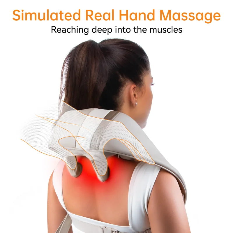 Neck, Cervical Shoulder, and Leg Heating Massage Yoke