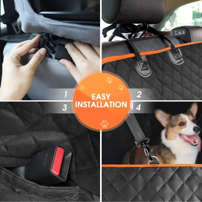 Waterproof Dog Car Seat Cover for Back Seat