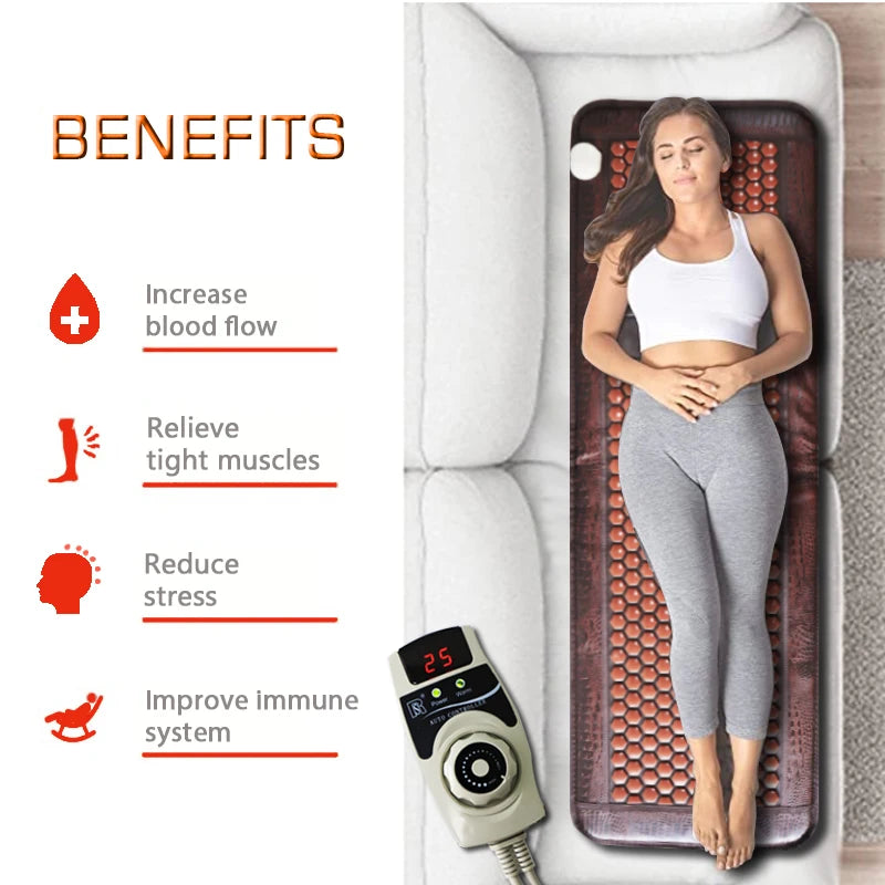 Far-Infrared Natural Germanium Stone Heating Pad